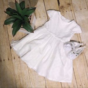 🔴Sold Carter’s White baby Girl Dress with Shoe